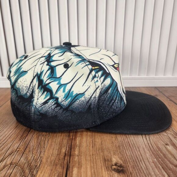 Stephen Kings IT Pennywise Big Face Snapback Hat Cap Black Green Movie Horror - Picture 4 of 10